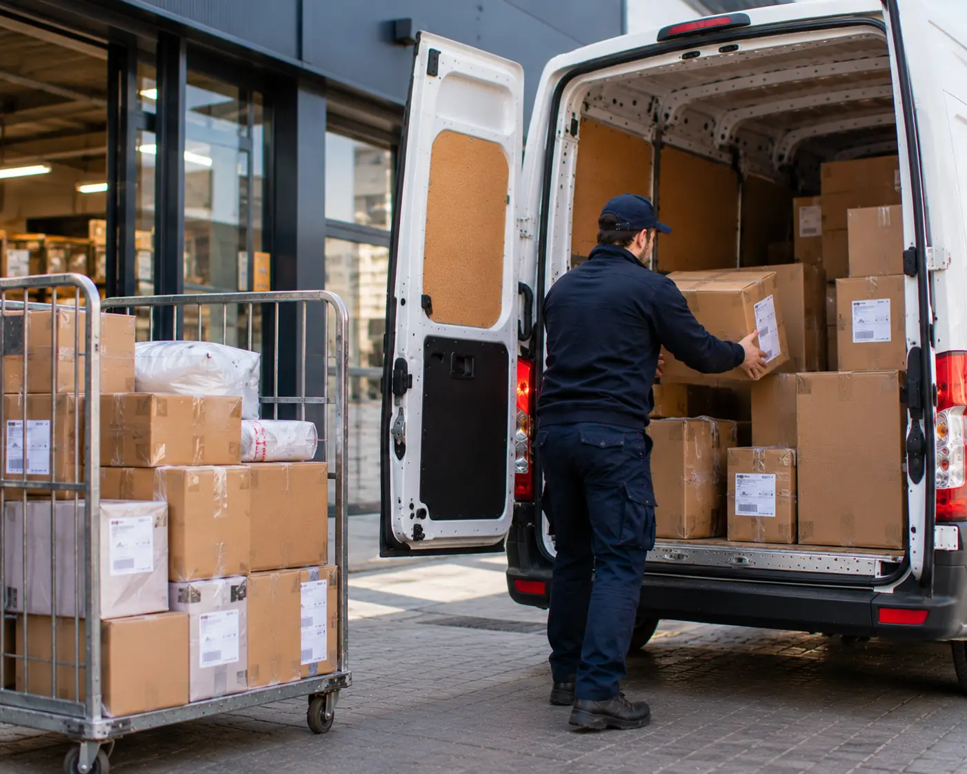 Retourstroom wordt opgehaald en teruggebracht naar het magazijn